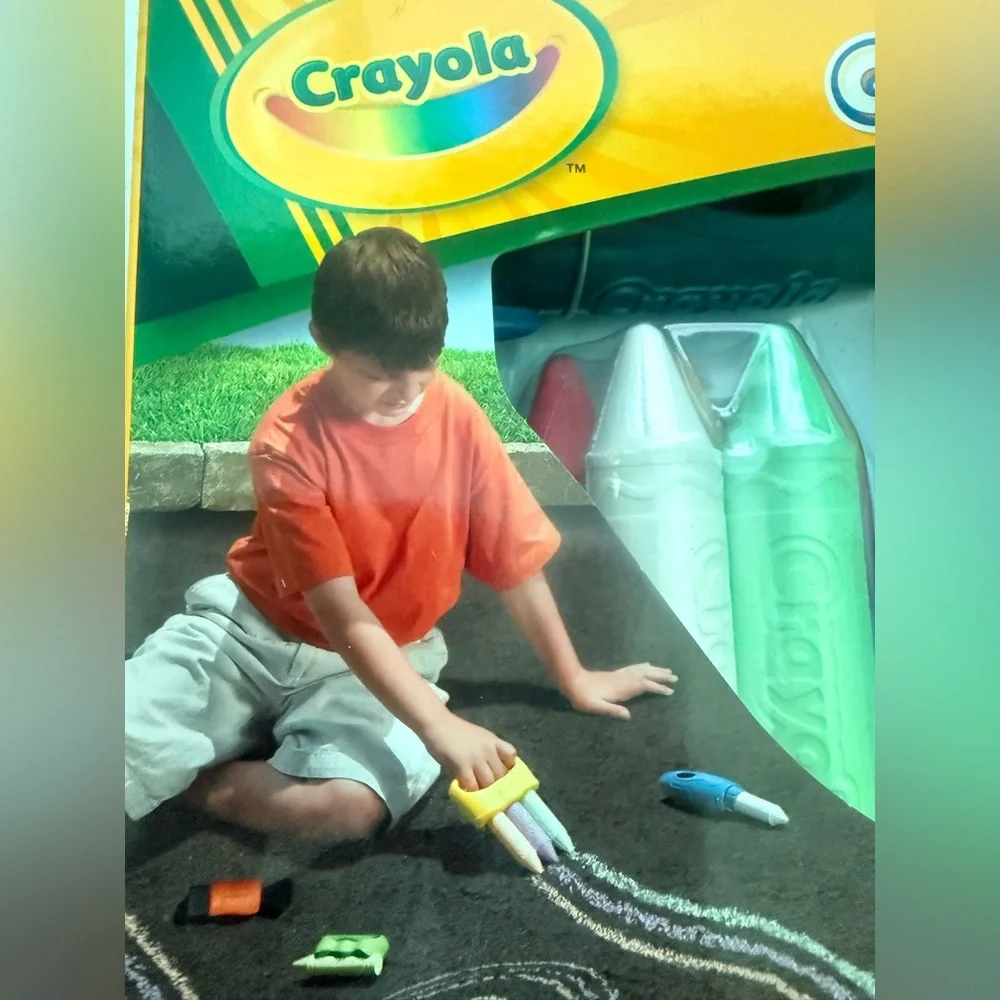 Crayola Chalk Tools Set - Yellow, Green & Orange